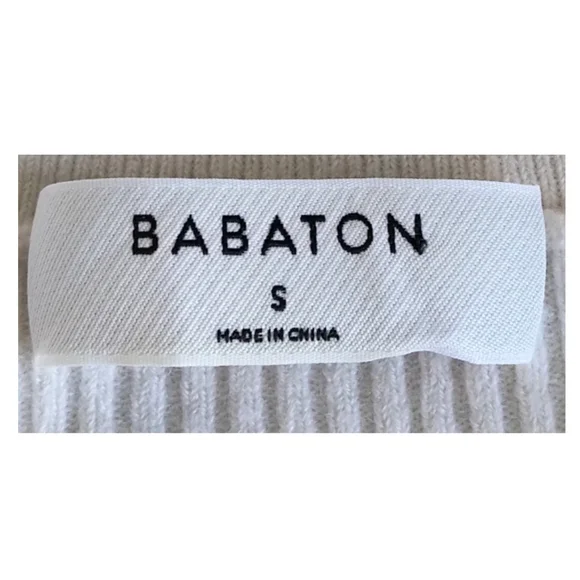 Aritzia Babaton Mcsweeney V Neck Ribbed Polo Sweater - Picture 6 of 7